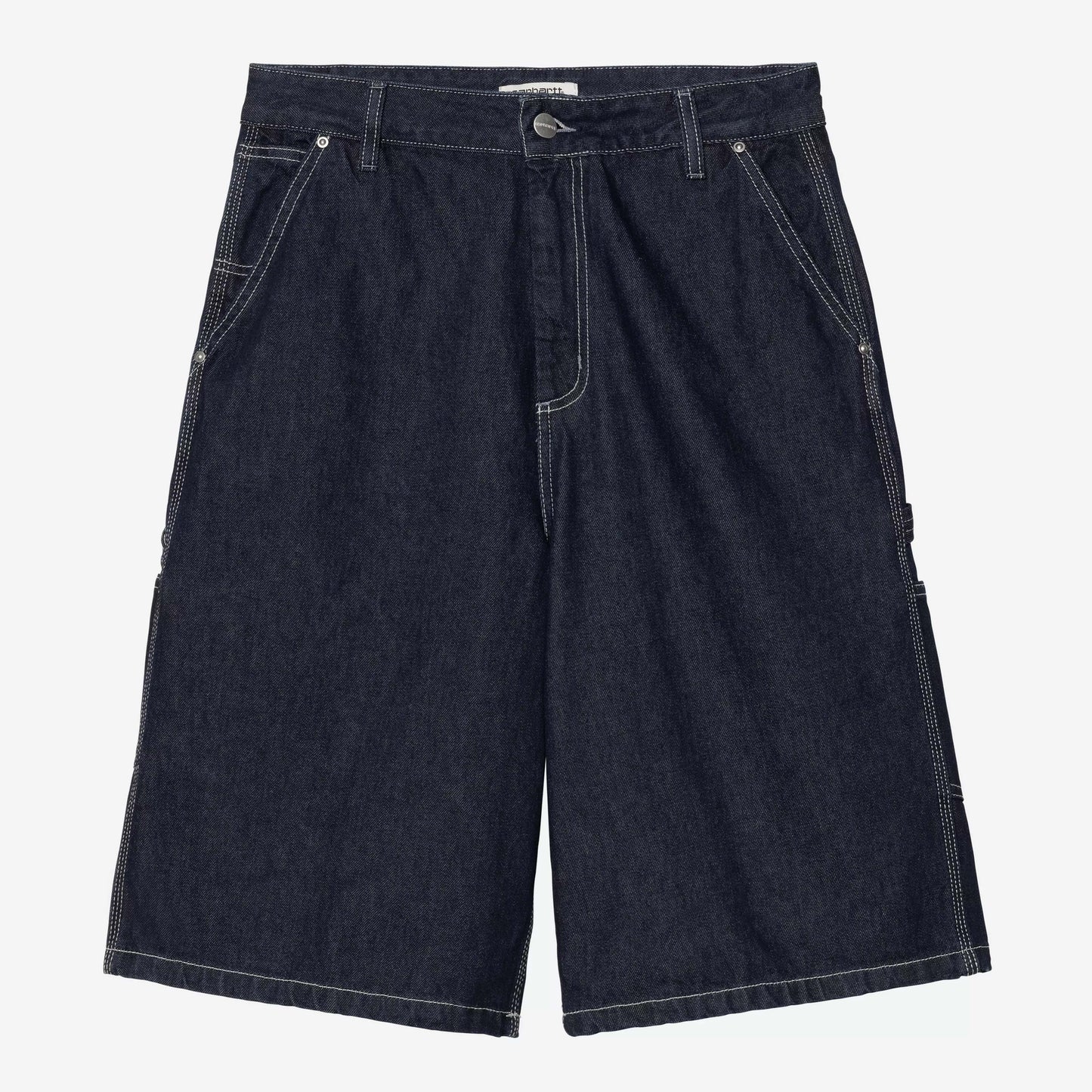 W' Nixon Single Knee Short - Blue (Rinsed)