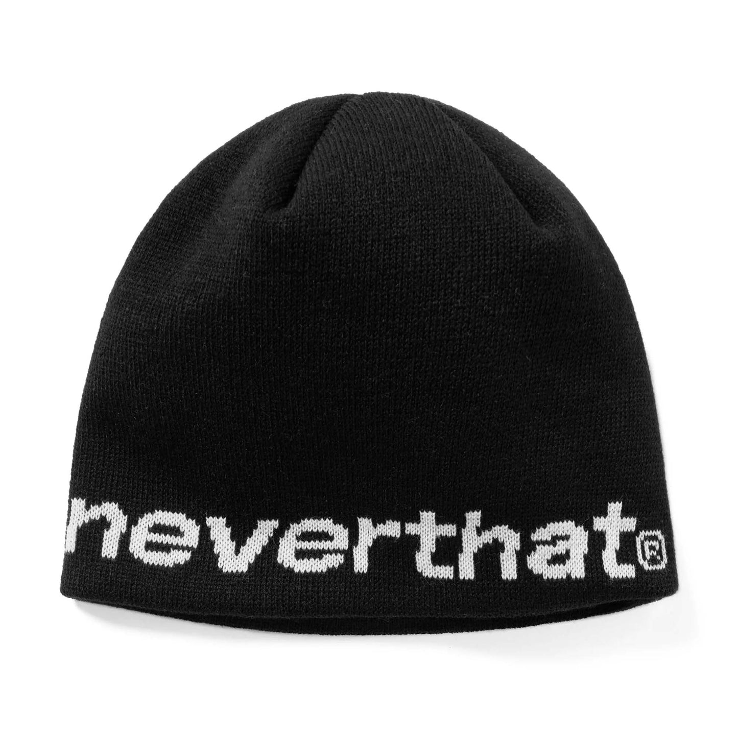 SP-Logo No Cuff Beanie - Black
