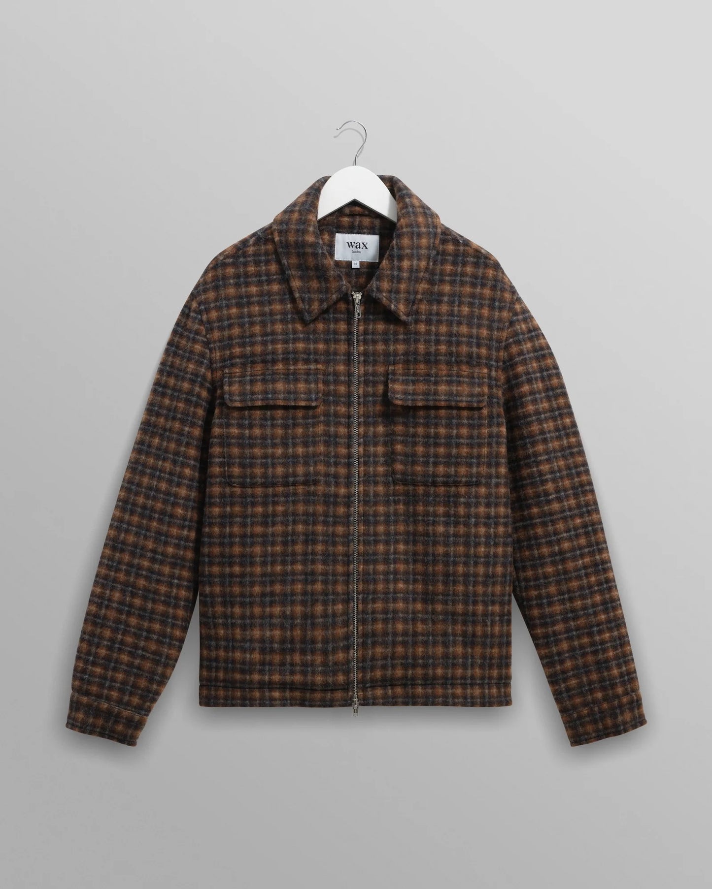 Osier Jacket, Drawn Check - Navy / Brown