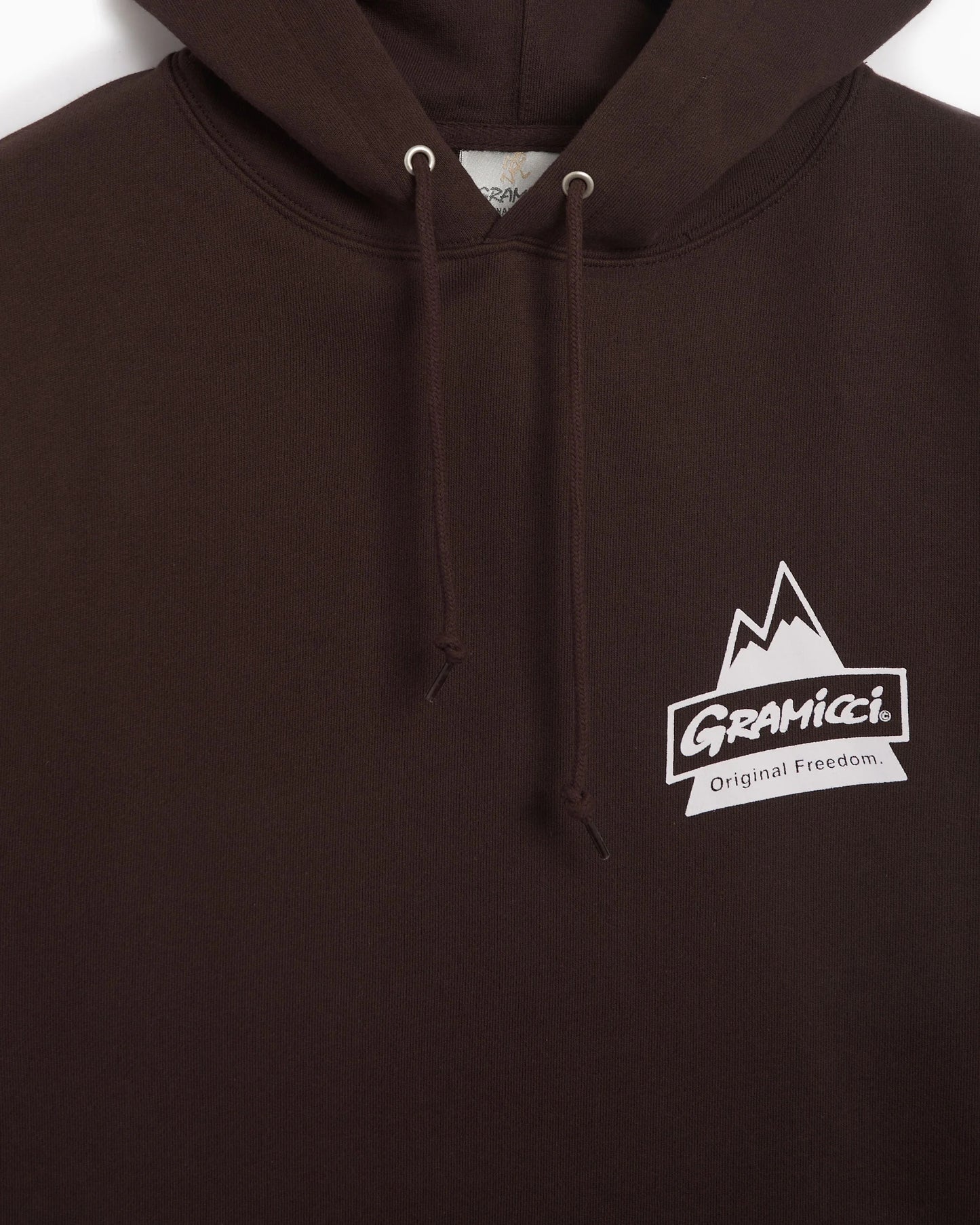 Peak Hooded Sweatshirt - Deep Brown