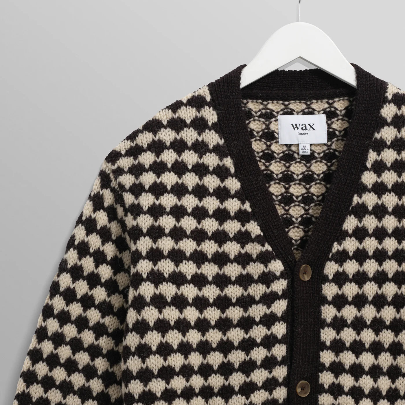 Walker Cardigan - Black / Ecru