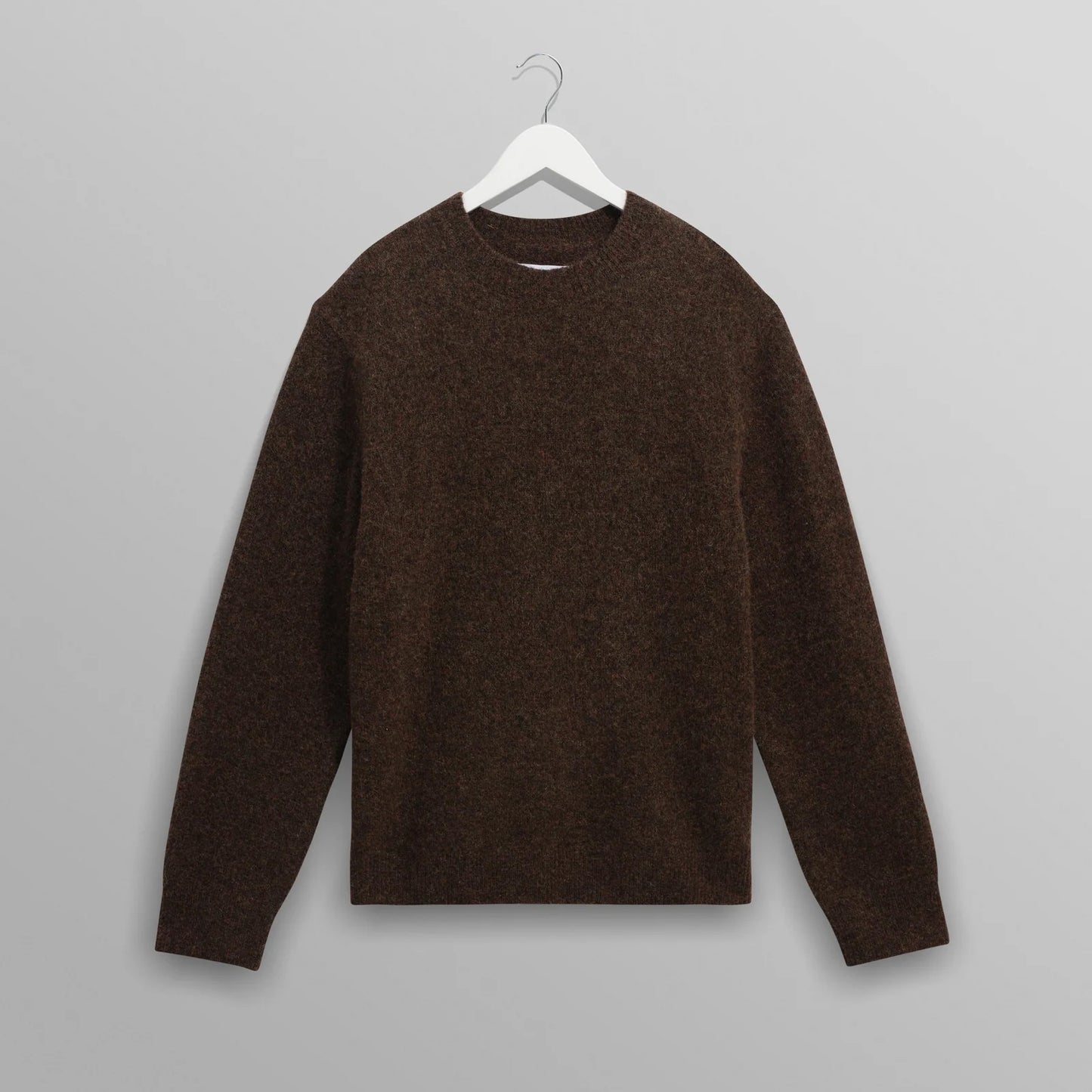 Wilde Crew Fluffy Wool Crewneck - Brown