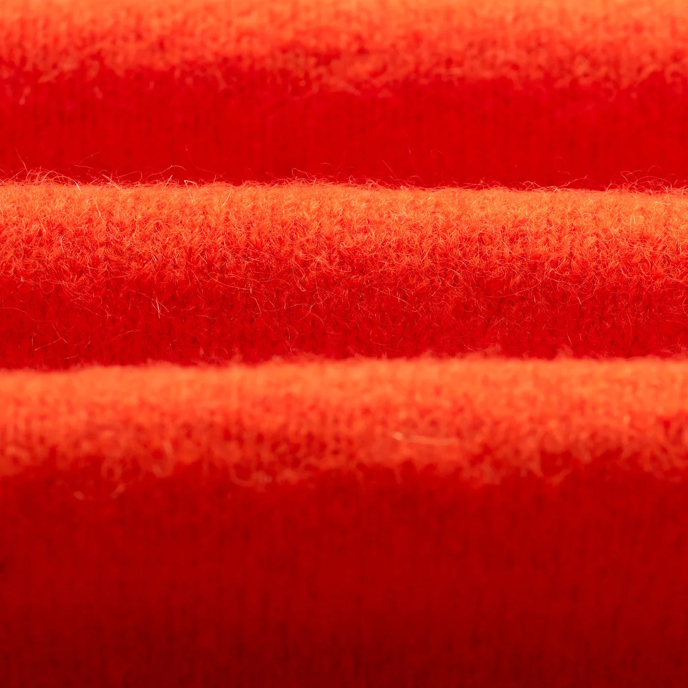 Wilde Crew Fluffy Wool Crewneck - Orange