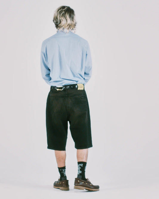 Stripe Poplin Classic Shirt - Blue