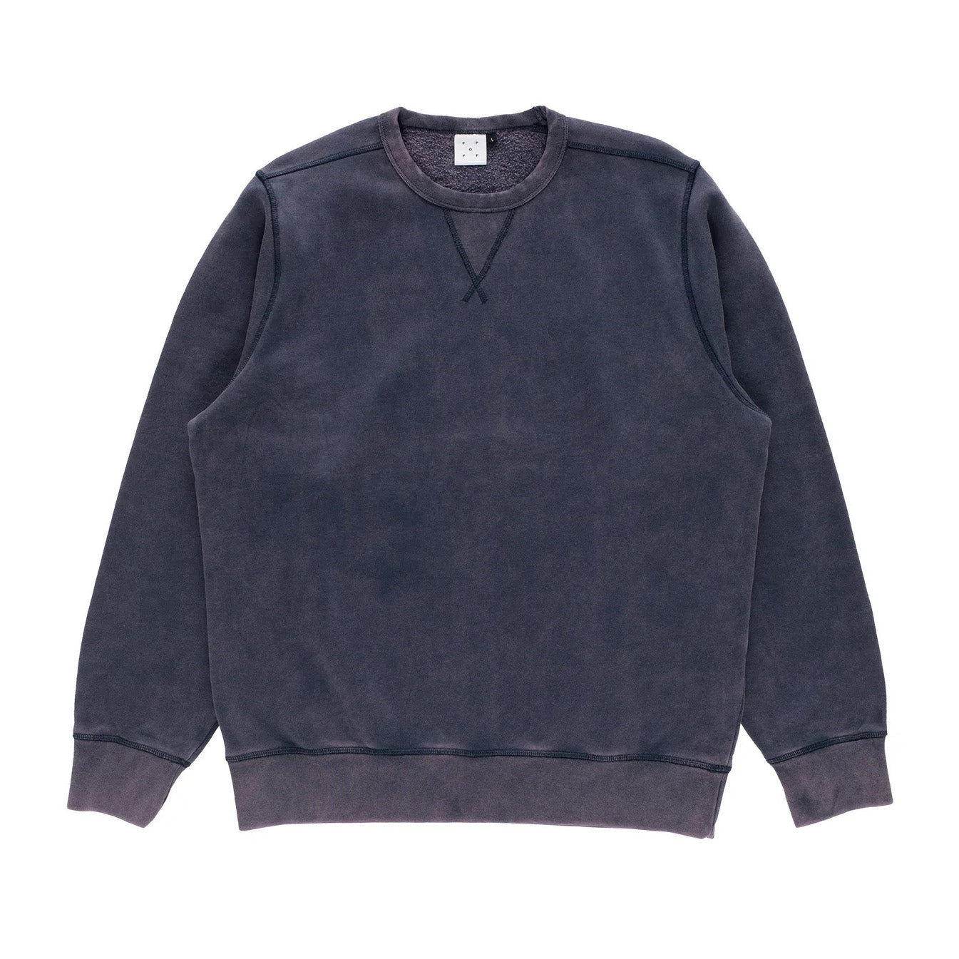 Logo Crewneck Sweat - Washed Navy