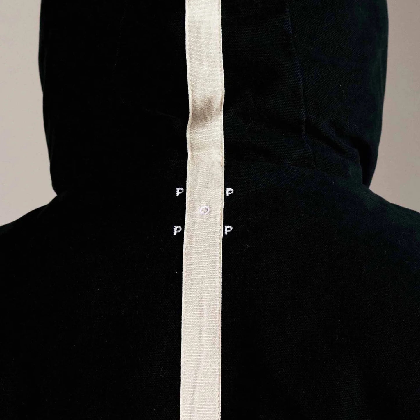 Hooded Flight Jacket - Black