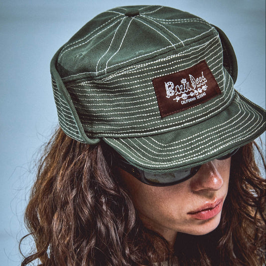 Canvas Work Hat - Green