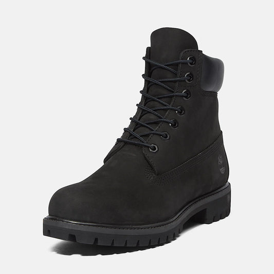 Premium 6" Lace Up Waterproof Boot - Black