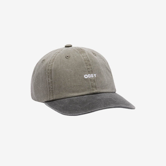 Pigment Bold 6 Panel Strapback - Pigment Olive / Multi