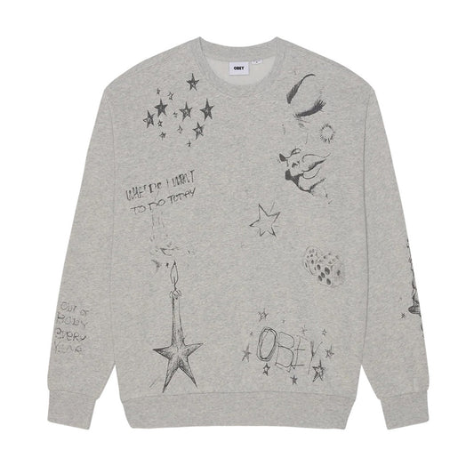 Dreams Crewneck - Dusty Ash Grey