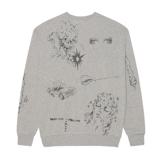 Dreams Crewneck - Dusty Ash Grey