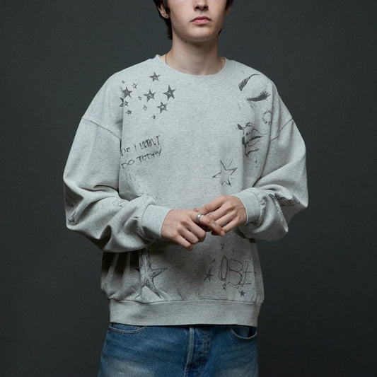 Dreams Crewneck - Dusty Ash Grey