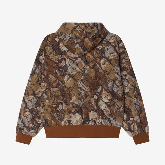 Glen Zip Up Jacket - Fence Camo Multi