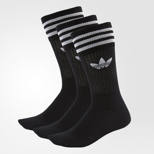 Solid Crew Socks 3 Pairs