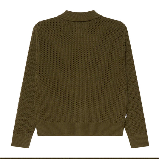 Duane Polo Sweater - Tea Leaf