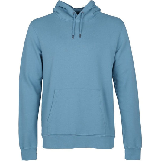Classic Organic Hood Sweat - Stone Blue