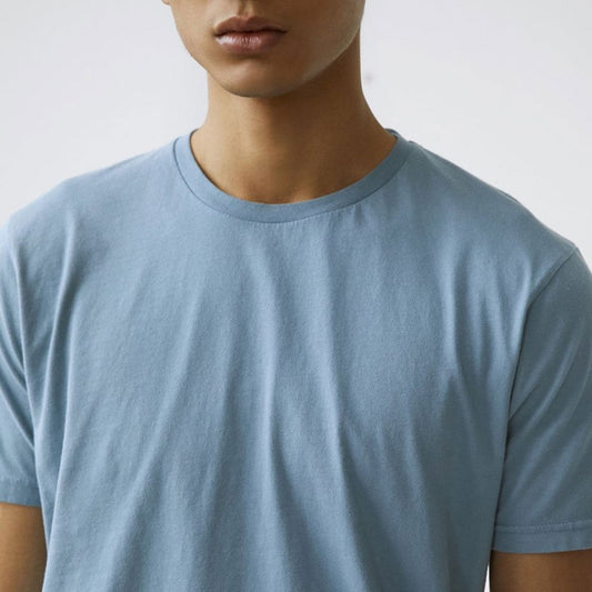 Classic Organic Tee - Stone Blue
