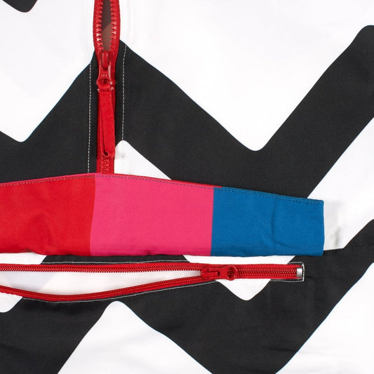 Vase Mountain Stripes Windbreaker