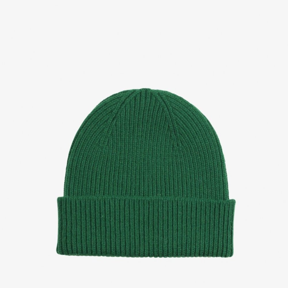 Merino Wool Beanie - Kelly Green