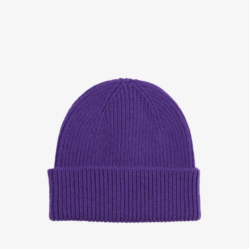 Merino Wool Beanie - Ultra Violet