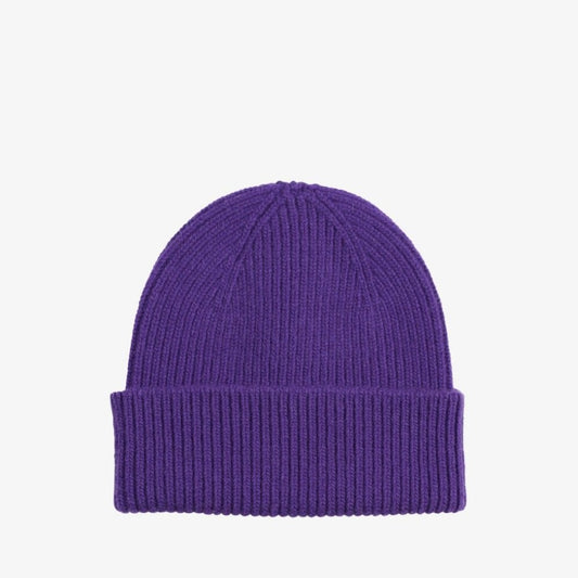 Merino Wool Beanie - Ultra Violet