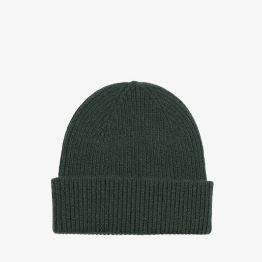 Merino Wool Beanie - Hunter Green
