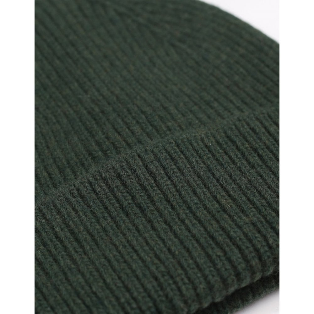 Merino Wool Beanie - Hunter Green