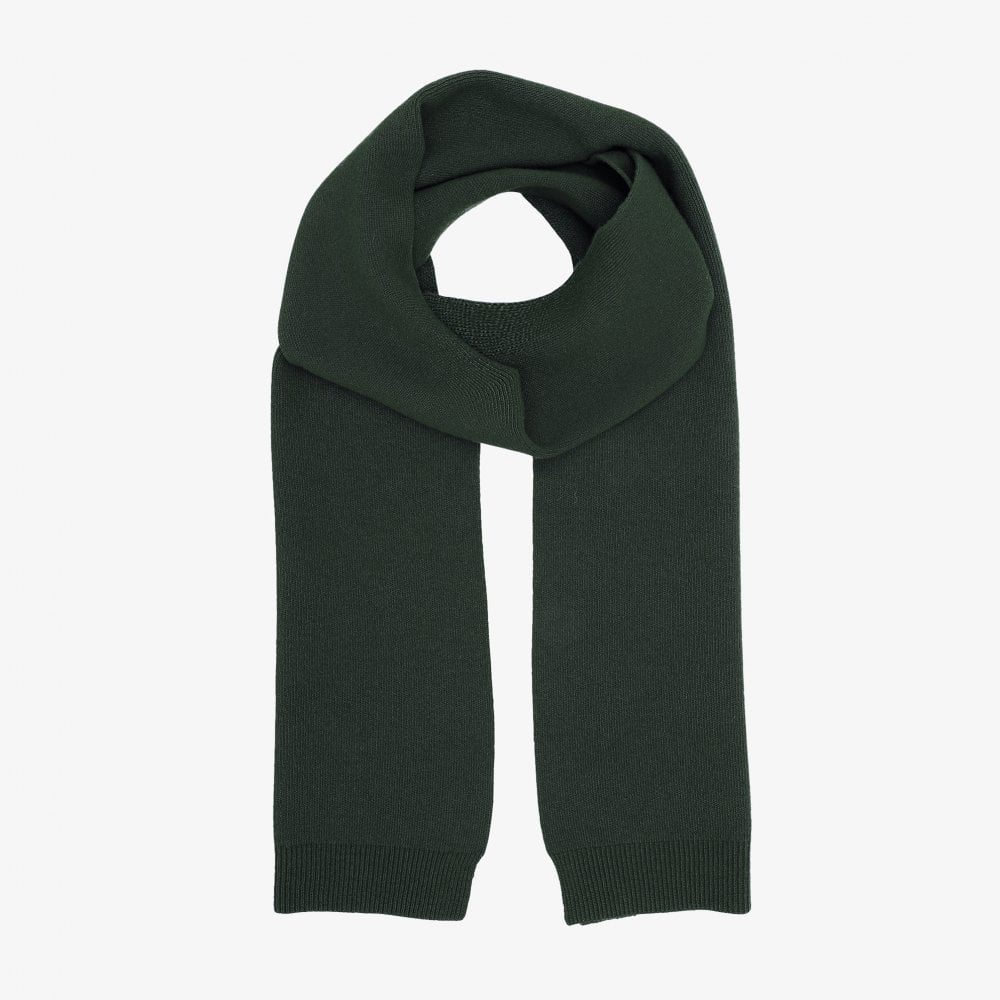 Merino Wool Scarf - Hunter Green