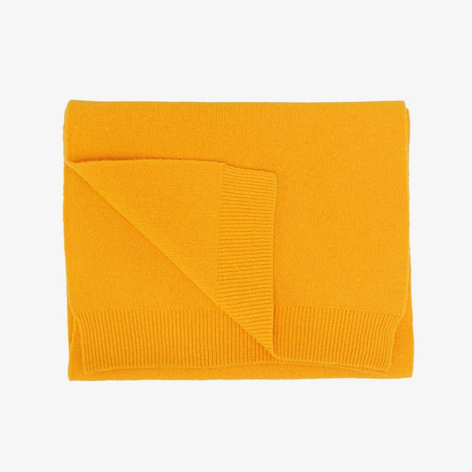Merino Wool Scarf - Burned Yellow