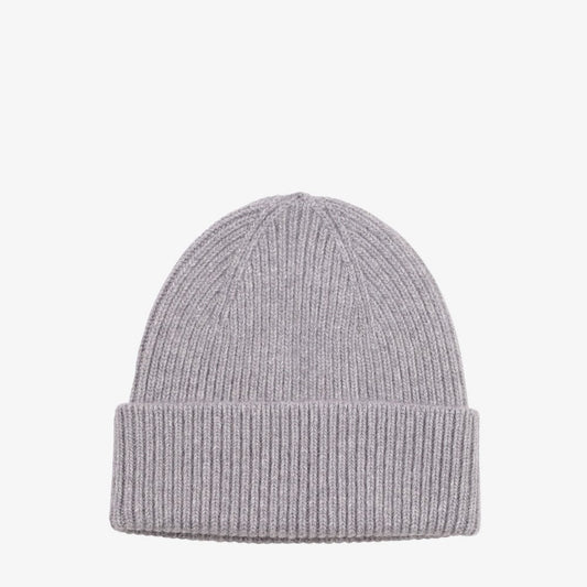 Merino Wool Beanie - Heather Grey