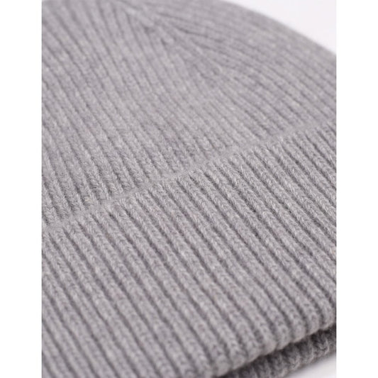 Merino Wool Beanie - Heather Grey