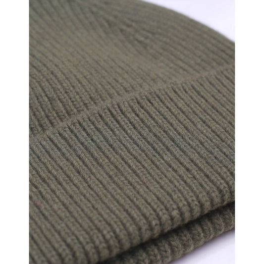 Merino Wool Beanie - Dusty Olive