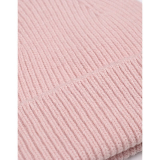 Merino Wool Beanie - Faded Pink