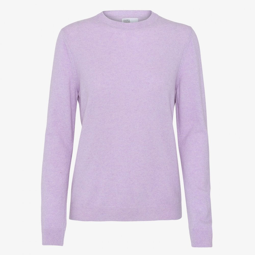 Women's Merino Wool Crew - Soft Lavender
