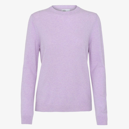 Women's Merino Wool Crew - Soft Lavender