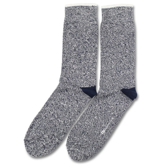 Relax Twister Knit Supermelange - Navy - Off White