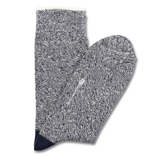 Relax Twister Knit Supermelange - Navy - Off White