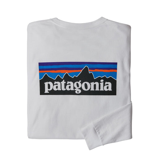 Men's Long-Sleeved P-6 Logo Responsibili-Tee® - White