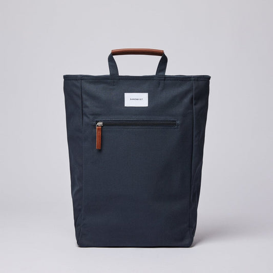 Tony - Navy with Cognac Brown Leather - Navy / Cognac Brown Leather