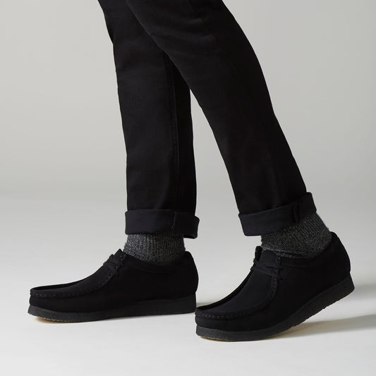 Wallabee - Black Suede