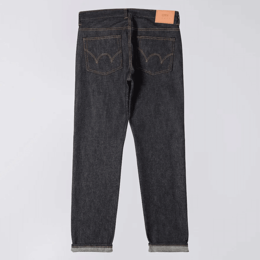 Regular Tapered Jeans Nihon Menpu Dark Pure Indigo Rainbow Selvage 13.5oz - Blue Raw State