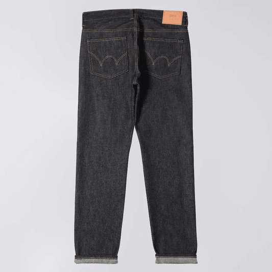 Regular Tapered Jeans Nihon Menpu Dark Pure Indigo Rainbow Selvage 13.5oz - Blue Raw State