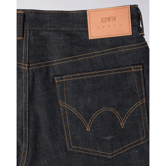 Regular Tapered Jeans Nihon Menpu Dark Pure Indigo Rainbow Selvage 13.5oz - Blue Raw State