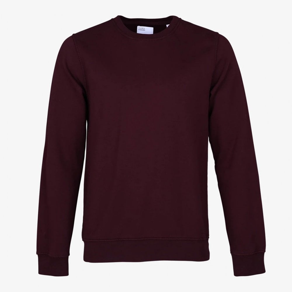 Classic Organic Crew - Oxblood Red