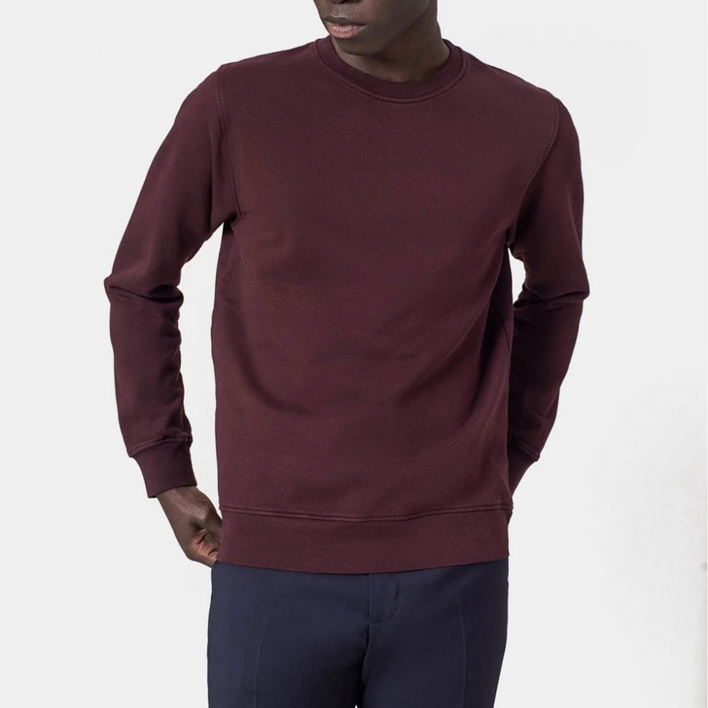 Classic Organic Crew - Oxblood Red