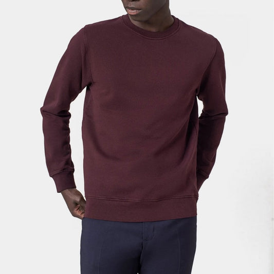 Classic Organic Crew - Oxblood Red