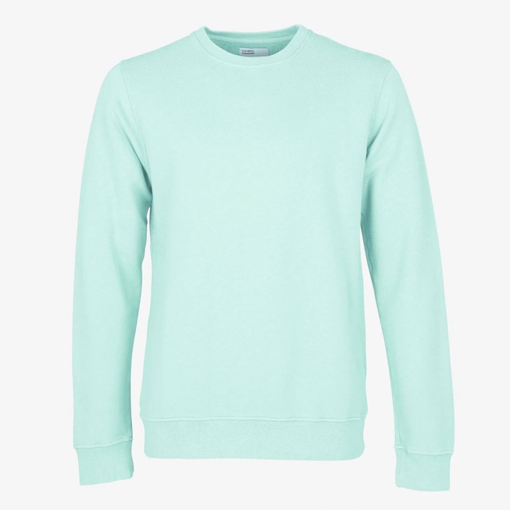Classic Organic Crew - Light Aqua