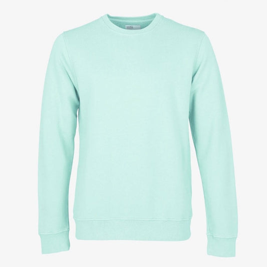 Classic Organic Crew - Light Aqua