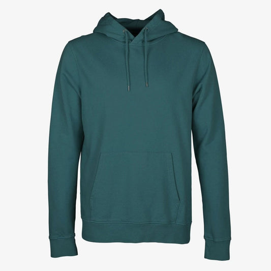 Classic Organic Hood Sweat - Ocean Green