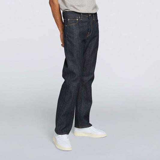 ED-39 Regular Loose Jeans Red Listed Selvage Denim - 14oz Unwashed